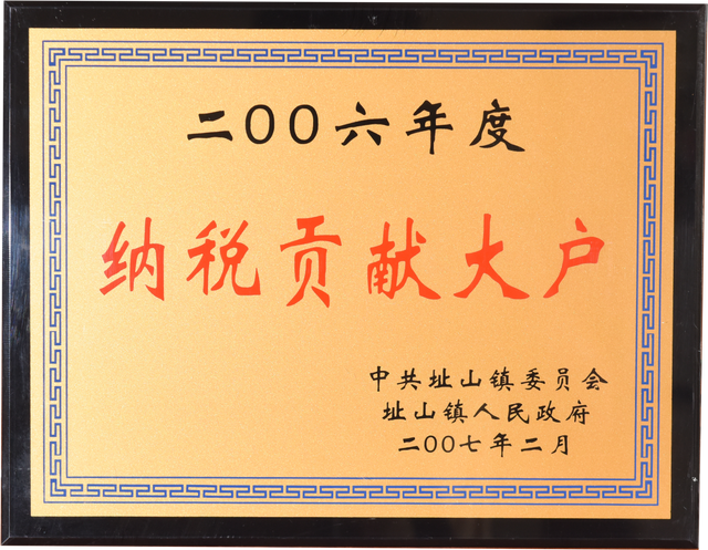 纳税贡献大户
